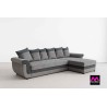 Canapé d'angle réversible avec lit et coffre 260x150 cm Plaisirs Meubles