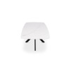 Table basse Apollo 130 × 70 × 45 cm – Stone White & métal