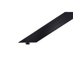 Table basse Apollo 130×70 Pierre Gris – plateau pierre & métal, ovale
