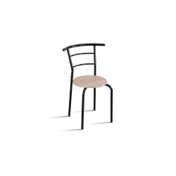 Set table Adam métal noir décor Sonoma – 2 places compact H 74, set table 5020-2
