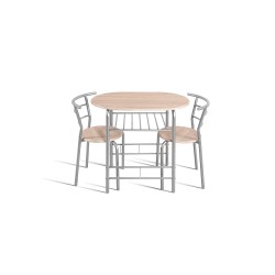 Set Table Adam 5020-3 Métal & Décor  – Compact 2 Places