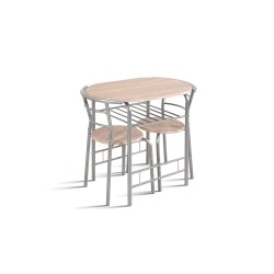 Set Table Adam 5020-3 Métal & Décor  – Compact 2 Places