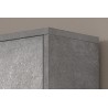 Meuble à chaussures Carini 4 tiroirs Béton – 155×63×23 cm décor béton
