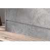 Meuble à chaussures Carini 4 tiroirs Béton – 155×63×23 cm décor béton
