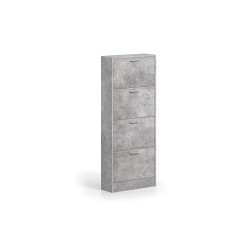 Meuble à chaussures Carini 4 tiroirs Béton – 155×63×23 cm décor béton