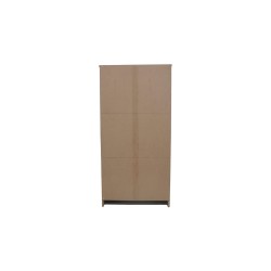 Meuble chaussures Mex 3 tiroirs + miroir décor Sonoma – H 123 × L 60,5 × P 23,5 cm