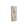 Meuble à chaussures Mex 4 tiroirs + miroir Sonoma – 161×60,5×23,5 cm