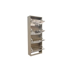 Meuble à chaussures Mex 4 tiroirs + miroir Sonoma – 161×60,5×23,5 cm