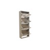 Meuble à chaussures Mex 4 tiroirs + miroir Sonoma – 161×60,5×23,5 cm