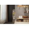 Miroir Rosalie 160×40 cm – cadre chêne vieilli décor bois