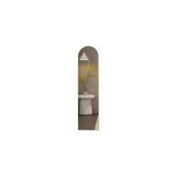 Miroir Rosalie 160×40 cm – cadre chêne vieilli décor bois