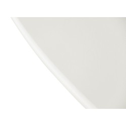 Table TF2402 240×120 cm Cementex blanc – design moderne & pied central