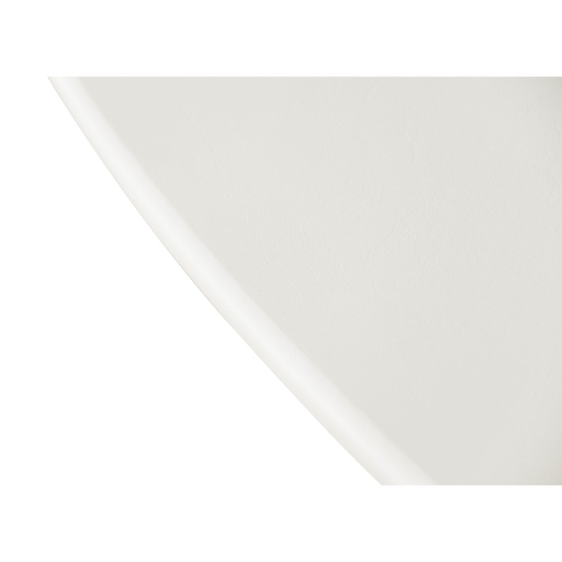 Table TF2402 240×120 cm Cementex blanc – design moderne & pied central