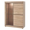 Salle à manger Marnix – buffet 2 portes + vitrine + table 200×100