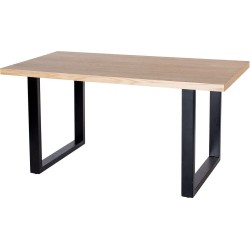 Salle à manger Marnix – buffet 2 portes + vitrine + table 200×100