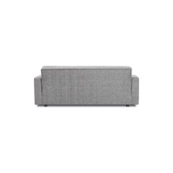canapé-lit, Manisa, gris clair, clic-clac, convertible, tissu, gain de place, sofa-lit confortable, 2,5 places