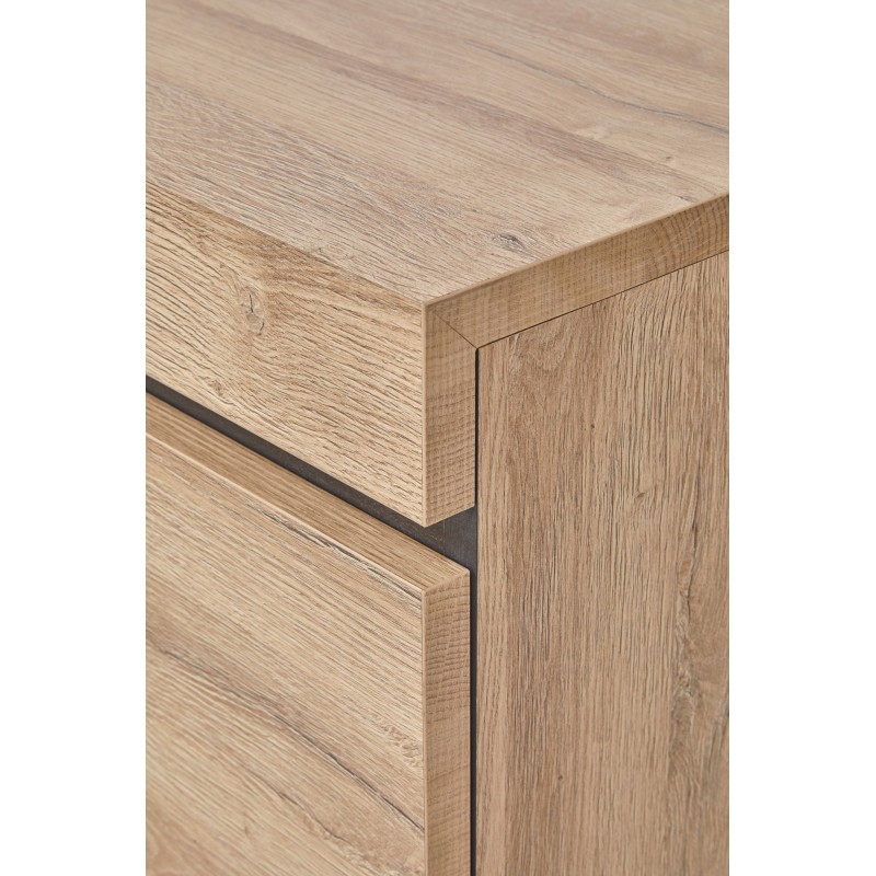 Buffet Marnix 248 cm – décor French Oak, 3 portes + 3 tiroirs, soft-close