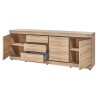 Buffet Marnix 248 cm – décor French Oak, 3 portes + 3 tiroirs, soft-close