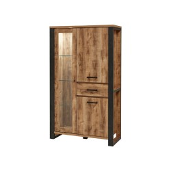 Salle à manger Onno – buffet 225 cm + vitrine + table