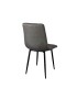 Balise titre : Lot de 4 chaises S140 gris – tissu & métal, design élégant