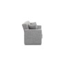 canapé-lit, Manisa, gris clair, clic-clac, convertible, tissu, gain de place, sofa-lit confortable, 2,5 places