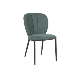 Chaise ST2211 vert – lot de 2 – design coloré & élégant