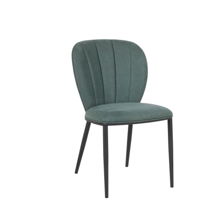 Chaise ST2211 vert – lot de 2 – design coloré & élégant