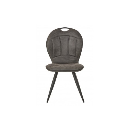 Chaise 1911 tissu anthracite – lot de 4 – design élégant & confortable