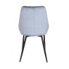 Chaise Mirano 9611 velours bleu – lot de 2 – mobilier belge élégant