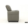 fauteuil enfant, Renée, relax enfant, simili-cuir PU, métal, noir, gris, rose, fauteuil ludique