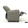 fauteuil enfant, Renée, relax enfant, simili-cuir PU, métal, noir, gris, rose, fauteuil ludique