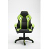 Chaise de bureau Spike 9810 (Vert/Noir) – Confort gaming