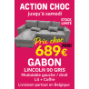 Salon GABON modulable gauche/droite – Lit & coffre – Lincoln 90 Gris | Promo 689€ | Plaisirs Meubles
