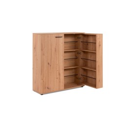 Meuble à chaussures Satos 02A – Chêne atelier – 2 portes