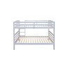 Lit superposé "Roy" divisible 90×200 cm en pin massif blanc