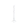 Porte-manteaux Kassie Blanc – métal Ø 48 cm H 174 cm, design minimal