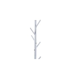 Porte-manteaux Kassie Blanc – métal Ø 48 cm H 174 cm, design minimal