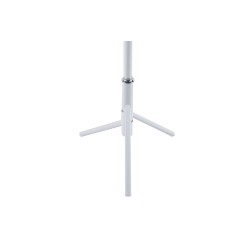 Porte-manteaux Kassie Blanc – métal Ø 48 cm H 174 cm, design minimal