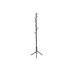 Porte-manteaux Kassie Noir – Métal Ø 48 cm H 174 cm, design épuré