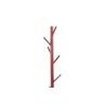 Porte-manteaux Kassie Rouge – Métal Ø 48 cm H 174 cm, design moderne
