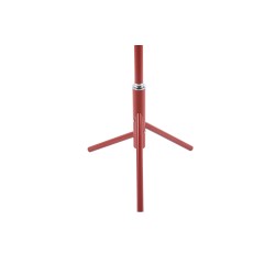 Porte-manteaux Kassie Rouge – Métal Ø 48 cm H 174 cm, design moderne