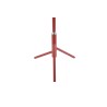 Porte-manteaux Kassie Rouge – Métal Ø 48 cm H 174 cm, design moderne