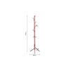 Porte-manteaux Kassie Rouge – Métal Ø 48 cm H 174 cm, design moderne