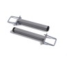 Pieds milieu réglables 21–25 cm pour sommier – réf. 12000, métal robuste