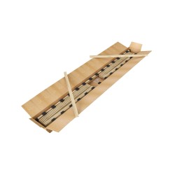 Sommier à lattes Alpha 70×200 KIT – Ultra-bas 6 cm, léger & pratique