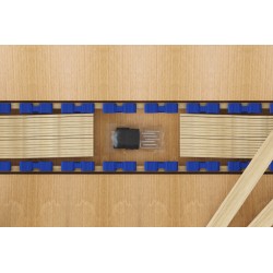 Sommier à lattes Ruby 80 × 200 KIT – Ultra-plat 6,5 cm, 24 lattes, léger & élégant