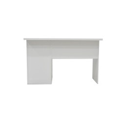 Bureau Mateo 3 tiroirs – MDF blanc 121×60 cm, design élégant et fonctionnel