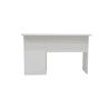 Bureau Mateo 3 tiroirs – MDF blanc 121×60 cm, design élégant et fonctionnel