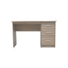 Bureau Mateo 3 tiroirs décor Sonoma – MDF 121×60 cm, esthétique et fonctionnel