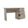 Bureau Mateo 3 tiroirs décor Sonoma – MDF 121×60 cm, esthétique et fonctionnel